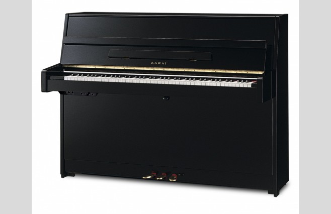Kawai K-15 ATX 3L Ebony Polished Upright Piano - Image 1